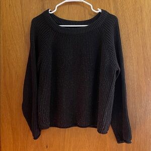 George Women's Black Crew Neck Sweater